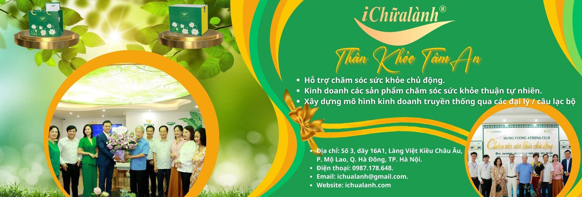 Trung ương hội giao dục chăm sóc sức khỏe cộng đồng Việt Nam trao quyết định iChualanh